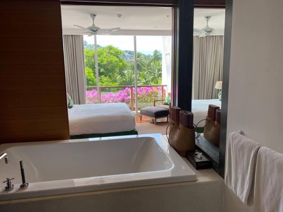 Beachfront 2 Bedroom Luxury Condo Chava Surin Exterior photo